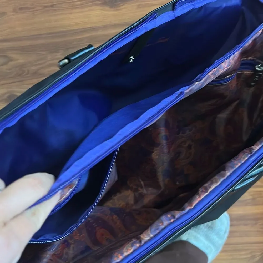 Robert Graham black travel bag large